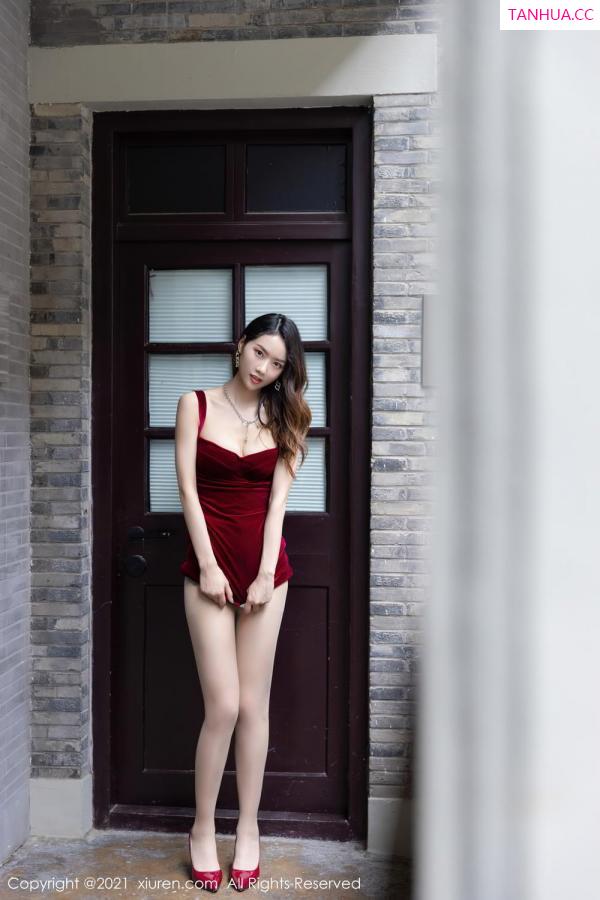 沐青  骨感美人方子萱 性感红裙凹凸别致第20张图片